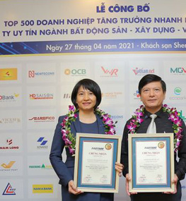 Petrovietnam giữ vững vị trí Top 500 doanh nghiệp tăng trưởng nhanh nhất Việt Nam
