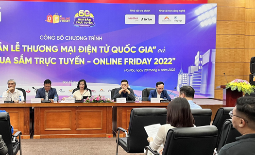 Bắt đầu ngày mua sắm trực tuyến Online Friday 2022