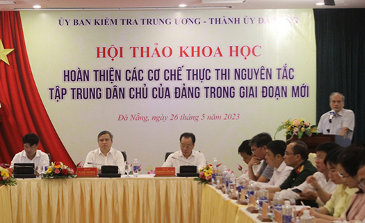 214 tổ chức Đảng bị xử lý vi phạm về các nguyên tắc tập trung dân chủ