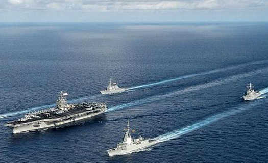 Lần đầu tiên dưới thời Tổng thống Biden, tàu sân bay Mỹ tiến vào Biển Đông