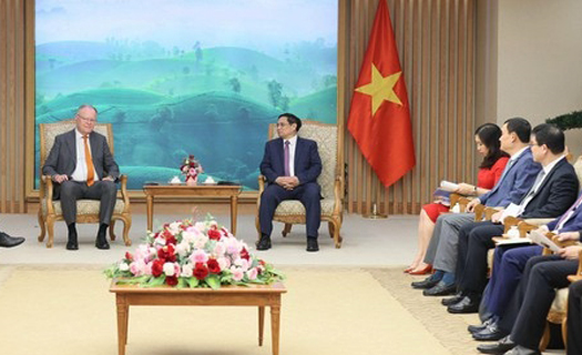 Thủ tướng Phạm Minh Chính tiếp Thủ hiến bang Hạ Saxony của Đức