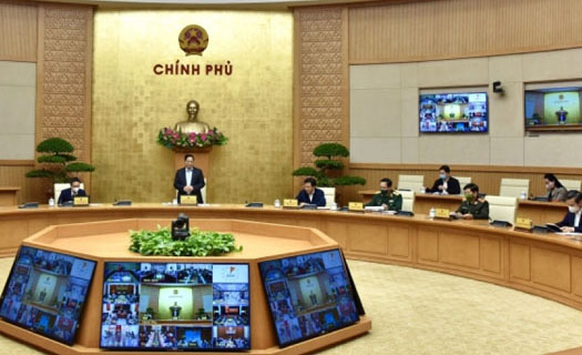 Thủ tướng chủ trì họp trực tuyến với 63 tỉnh, thành về công tác phòng, chống dịch