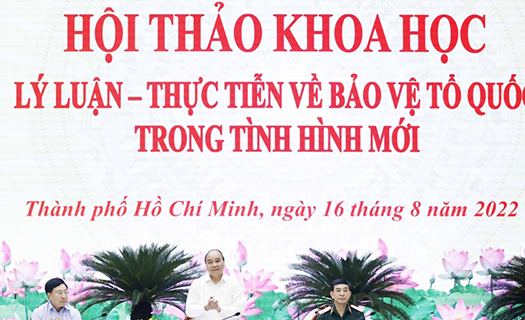 Chủ tịch nước: Phát huy mạnh mẽ sức mạnh tổng hợp toàn dân tộc để bảo vệ Tổ quốc