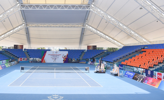 Khám phá tổ hợp sân tennis hiện đại 120 tỷ đồng phục vụ SEA Games 31 ở Bắc Ninh