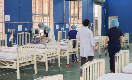 TPHCM: Khánh thành Bệnh viện dã chiến điều trị Covid-19 Phú Nhuận số 1