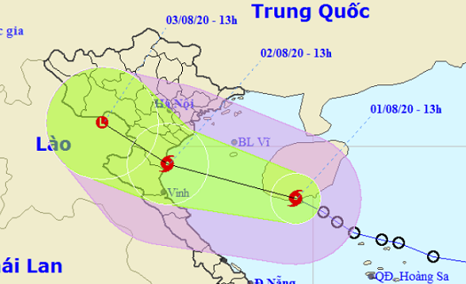 Bão số 2 có diễn biến và cường độ khó lường