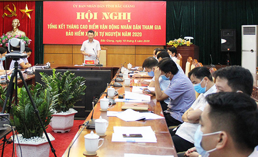 Bắc Giang: Tổng kết Tháng cao điểm vận động nhân dân tham gia BHXH tự nguyện năm 2020