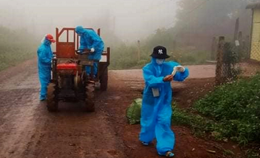 Buôn làng vùng sâu những ngày bị 